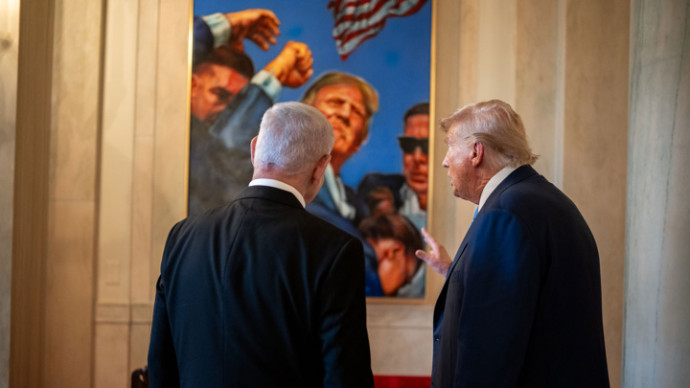Встреча Трампа и Нетаньяху за закрытыми дверями продлилась полтора часа - Новости на Вести.ru