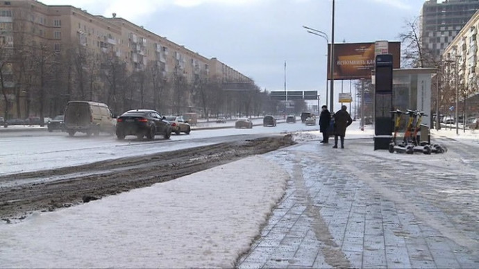 Сугробы на Русской равнине скоро начнут таять
